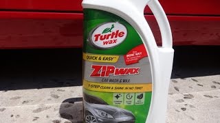 Turtle Wax Zip Wax Car Wash and Wax Review and Test Results on my 2009 Nissan 370z [upl. by Nyrac]