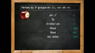 Présent indicatif des verbes en ir du 3e groupe [upl. by Malliw]