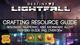 Destiny 2 The Final Shape Crafting Resource Guide  Ascendent Alloy Farming Guide [upl. by Annice]