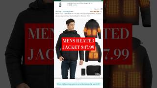 Mens Heated Jacket amazon amazonfinds heatedjacket fall coupon promocode mensfashion [upl. by Esinrahc]