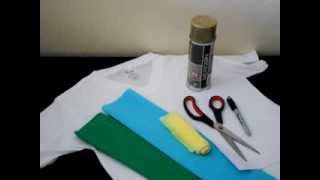 Degrada tus Playeras con Papel Crepe DIY [upl. by Eanram]