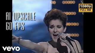 Céline Dion  Think Twice Live For Peace A Royal Gala 1995 AI UPSCALE 60FPS [upl. by Lonni]