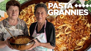 93 year old Elda makes tagliatelle with a delicious pork ragu [upl. by Gwenny]