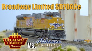 Broadway Limited HO Scale SD70ACe Paragon 4 DCC Sound Review [upl. by Htur221]