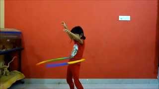 How to rotate hula hoop around your waist and knees [upl. by Bent127]