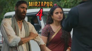 Mirzapur 4  The Last Chapter  Ali Fazal Pankaj Tripathi Rasika Dugal  Release Date Shooting [upl. by Ezirtaeb347]