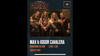 Graspop 2024  Max amp Igorr Cavalera [upl. by Leanahtan]