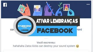 Como ativar o Lembranças no Facebook  publicações de 1 ano atrás [upl. by Jilli]