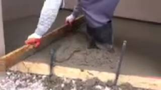 How to screed concrete [upl. by Wistrup]