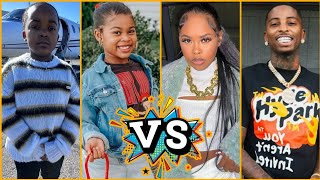 Woo Wop VS Funny Mike VS Alaiya R’ria LaiyaFace TV VS DripGlosss Lifestyle Comparison [upl. by Kirwin845]