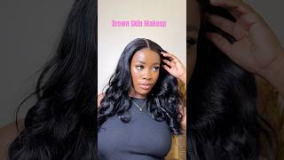 Brown Skin Girl Makeup brownskinmakeup brownskinmakeuptutorials brownskinbeauty brownskin [upl. by Dijam511]