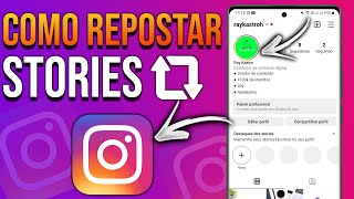 COMO REPOSTAR STORIES NO INSTAGRAM [upl. by Service868]