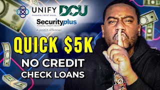 Super Easy 5000 Bad Credit Loans NO CREDIT CHECK [upl. by Inah]