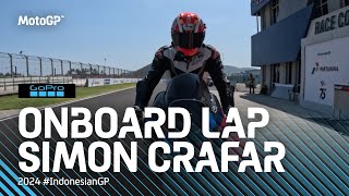 Going for a lap at the Pertamina Mandalika International Circuit 💨  GoPro Lap with Simon Crafar [upl. by Otrebire]