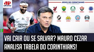 quotQUALQUER UM vai querer REBAIXAR o Corinthians cara Esses jogos sãoquot Mauro Cezar ANALISA TABELA [upl. by Park]