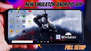 NEW WINLATORMOD SETUPSETTINGSREVIEW  NEW WINDOWS EMULATOR ON ANDROID [upl. by Allcot484]