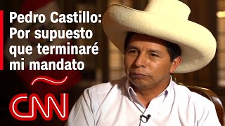 Pedro Castillo en CNN desde Perú No soy un político no fui entrenado para ser presidente [upl. by Romeu414]