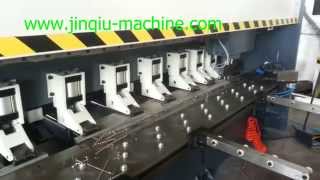 CNC sheet metal V grooving machine  CNC stainless steel V groover [upl. by Nadoj579]