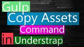 WordPress Theme Development with UnderStrap Where should you perform gulp copy assets Command [upl. by Zedekiah]