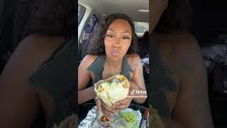 Chipotle short mukbang food chipotle viralvideo [upl. by Einotna637]