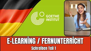 Fernunterricht  Goethe B2 Schreiben Teil 1  Forumsbeitrag schreiben Prüfungsvorbereitung [upl. by Merdith612]