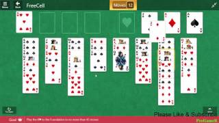 Microsoft Solitaire Collection  Card Games  FreeCell  Daily Challenge 30 March 2017 Hard [upl. by Amity]