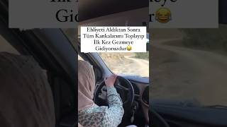 Ehliyet aldıktan sonra kankalarla😂 ehliyettensonra ehliyet beniöneçıkart direksiyoneğitimi [upl. by Dorr]