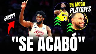 ¿SE ACABÓ LA CARRERA POR EL MVP ¡LEBRON Y CURRY AVISAN [upl. by Wiltshire]