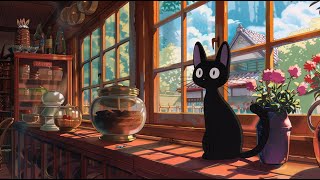 Relaxing Afternoon🐈☕️🍃ghibli inspired Lofi Beats  Chill lofi Hip Hop Jazz [upl. by Eniamahs390]