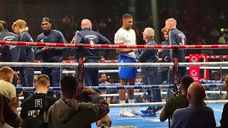 ANTHONY JOSHUA VS DANIEL DUBOIS AJS OPEN WORKOUT FEAT FINCHLEY BOXING CLUB WEMBLEY ARENA LONDON [upl. by Amilb]