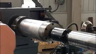 CNC spinning machine for steel venturi tube forming [upl. by Francoise212]