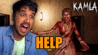 AmitBhai Plays Indian Horror Game KAMLA 😨 [upl. by Esyla]