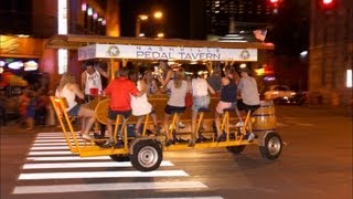 Nashville Pedal Tavern  One way to Drink amp Drive [upl. by Nairam]