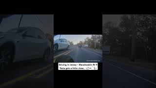 Driving In Jersey  Manahawkin tesla closecall baddrivers fail motorcycle dashcam newjersey [upl. by Malas]