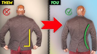 How To Tailor A Suit Jacket Yourself EASY TUTORIAL [upl. by Dougall]