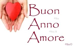 Buon 2022  quotBuon anno amore quot di 4tu©  video auguri di buon anno  capodanno canzoni [upl. by Dinse728]