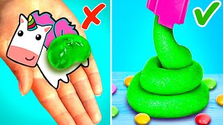 DIY Unicorn Squishy 🦄 Rich VS Poor Unicorn Satisfying Fidgets [upl. by Aienahs]