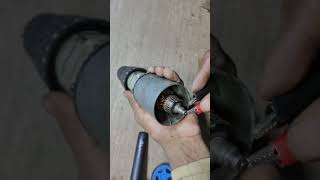 how to make drill machine small drill machine 12vdcmotor magnetic [upl. by Narf]