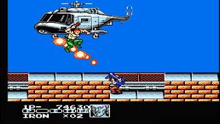 Contra Force  NES  Nintendo  All bosses  Ending  No death [upl. by Ainniz]