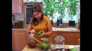 stuffed green peppers pickles طرشي فلفل اخضر محشي samiras kitchen episode  70 part 4 [upl. by Lindley374]