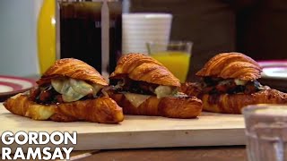 Merguez amp Fontina Stuffed Croissants [upl. by Ertnod]