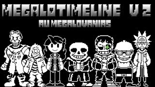 MEGALOTIMELINE V2 MEGALOVANIA AUS V3 [upl. by Atinod]