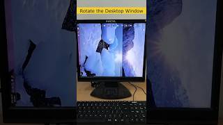 Rotate the Desktop windows  डेस्कटॉप का विंडोज़ कैसे घुमाये [upl. by Ahsat]