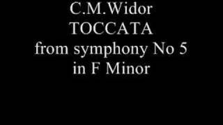 Widor Toccata in F Minor Synthesizer Version [upl. by Nonarb467]