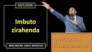 IMBUTO ZIRAHENDA Bikubere uko wizeye  Pastor UWAMBAJE Emmanuel  1672024 [upl. by Hannazus]