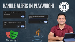 How To Handle Alert In Playwright  Alert Confirm Prompt Dialogs  Playwright Java Tutorial [upl. by Drewett]