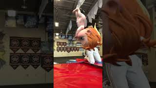 BABY ADLEY GYMNASTiCS Crazy Cartoon BACKFLiP How did she do that Tumbling Baby aforadley [upl. by Bartley647]