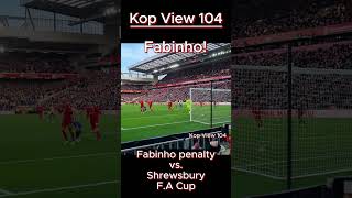 Highlights Fabinho penalty vs Shrewsbury Town  FA Cup lfc liverpool liverpoolfc football [upl. by Flyn]