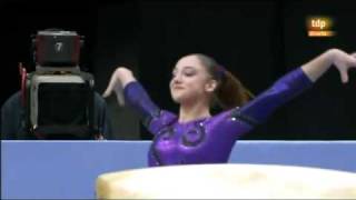 Aliya Mustafina World Gymnastics 2010 AA  Vault [upl. by Enyrehtak]