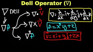 Calculus 3 Dell Operator âˆ‡ Gradient Divergence Curl and Laplacian   Kurdish [upl. by Isahella]